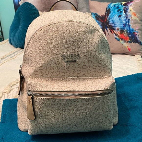 guess monogram backpack